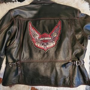 *SOLD *Harley Davidson Leather Coat